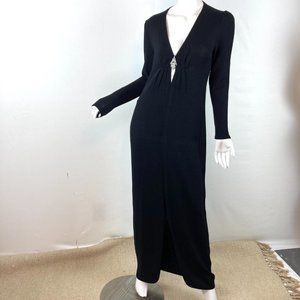 St. John Vintage Black Maxi Dress